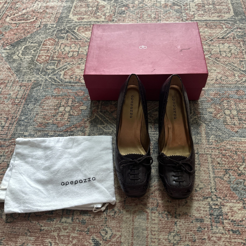 Apepazza Emeria Bordeaux Heels